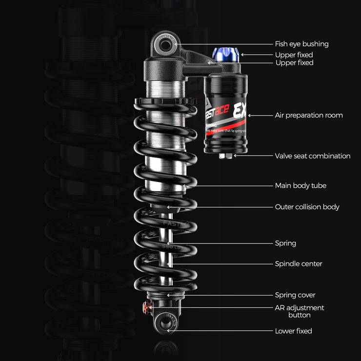 Fastace Original Factory Front Fork Rear Shock Suspension Kit (ALX13RC 1.0+ BDA53RC + Brake Disc Set) for Surron Talaria Sting